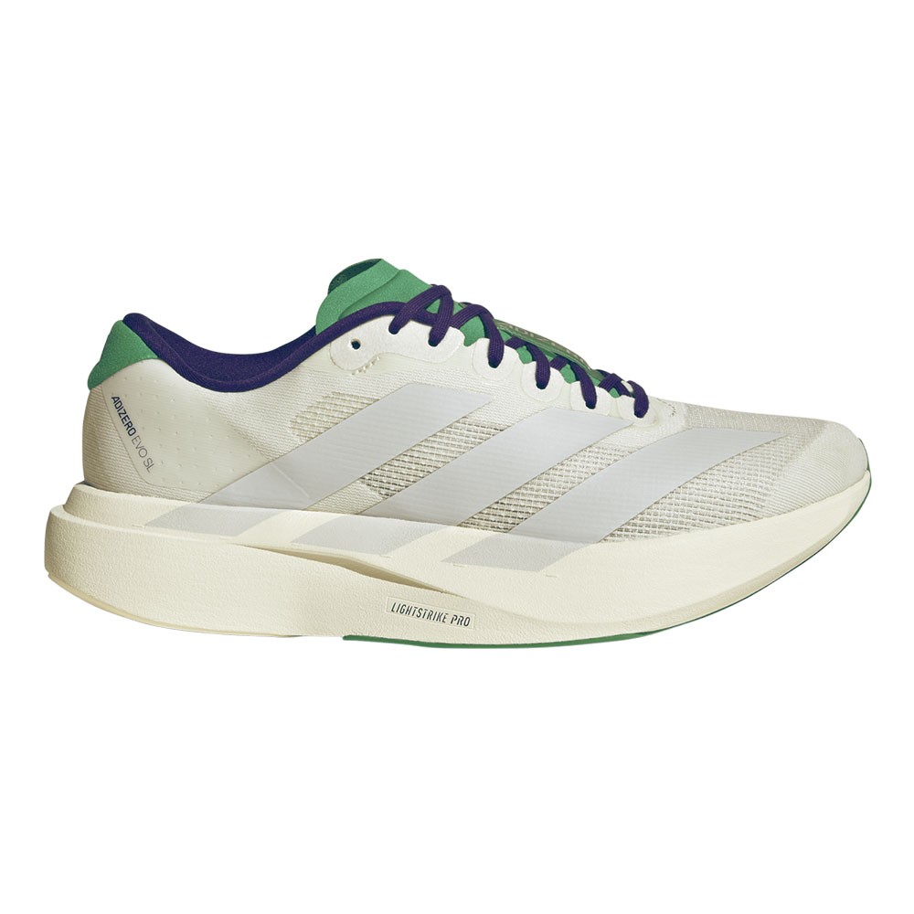 Adidas Adizero Evo Sl Bianco Grigio - Scarpe Running Uomo