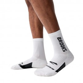 Brooks Calze Running Ghost Crew Bianco Brooks