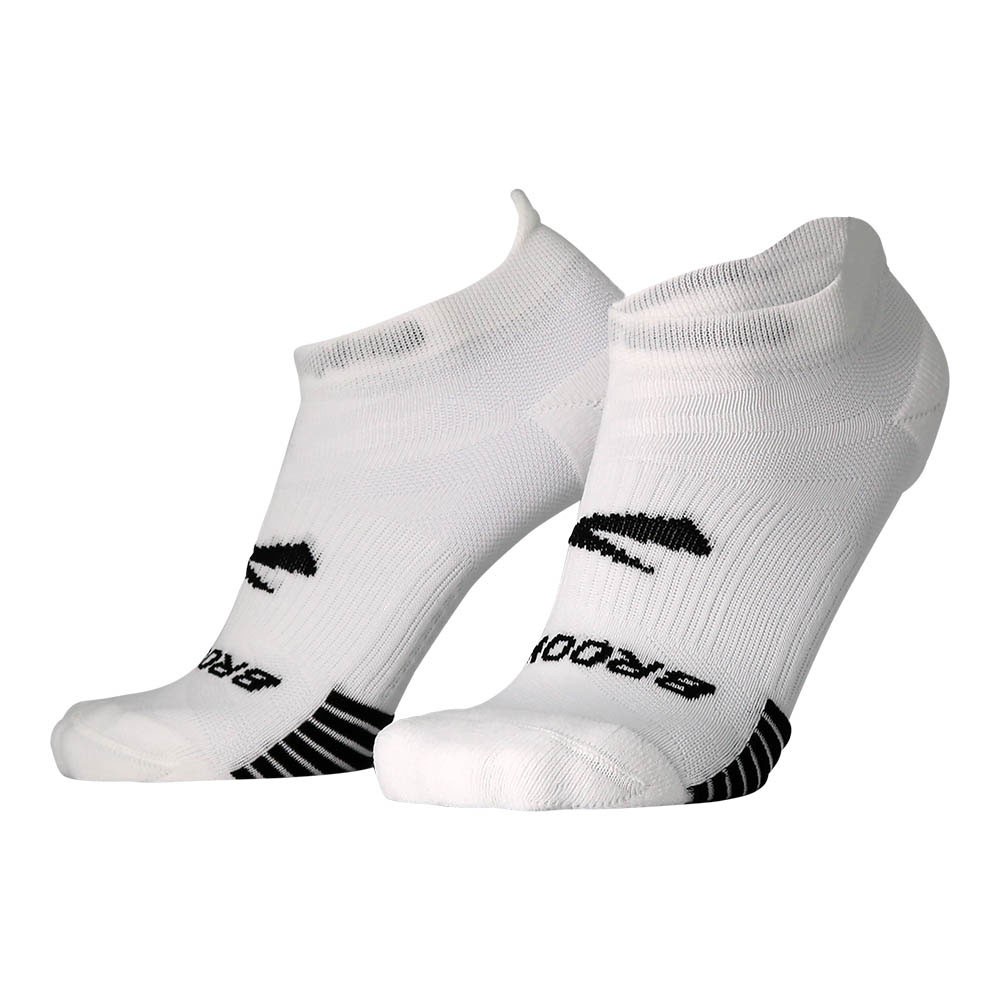 Brooks Calze Running Ghost Lite No Show 2 Pack Bianco