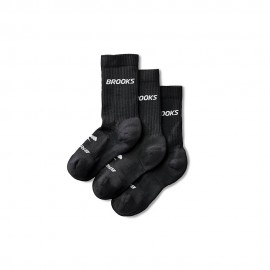 Brooks Calze Running Run In Crew 3 Pack Nero Brooks