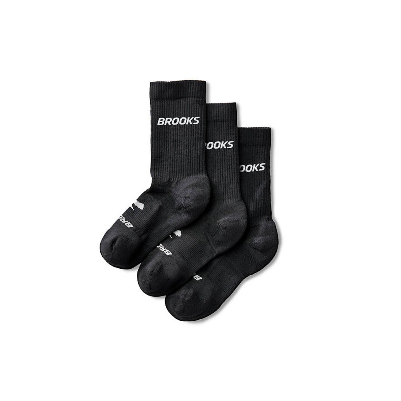 Brooks Calze Running Run In Crew 3 Pack Nero Brooks