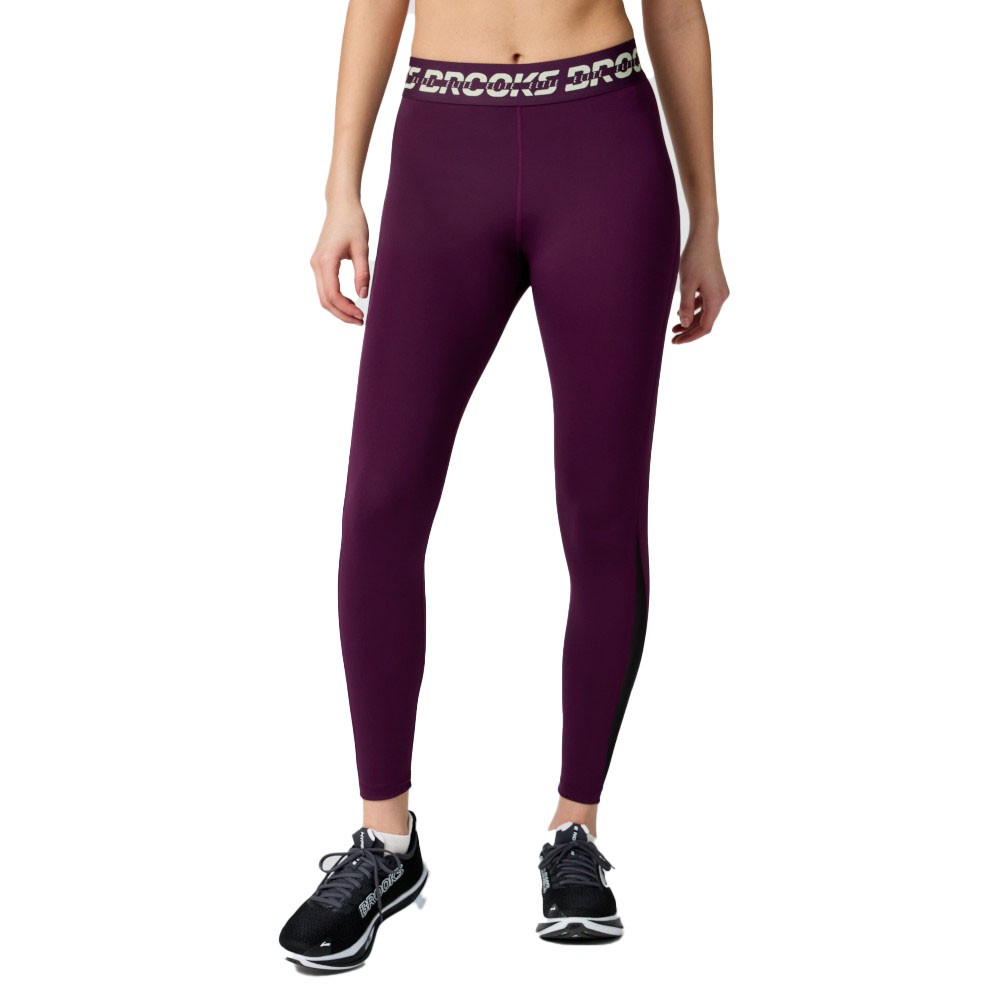 Brooks Legging Running Pr Elite Potent Purple Luminary Donna