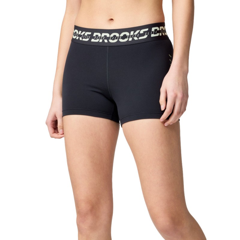 Brooks Pantaloncini Running Pro Elite 3 Nero Luminary Donna