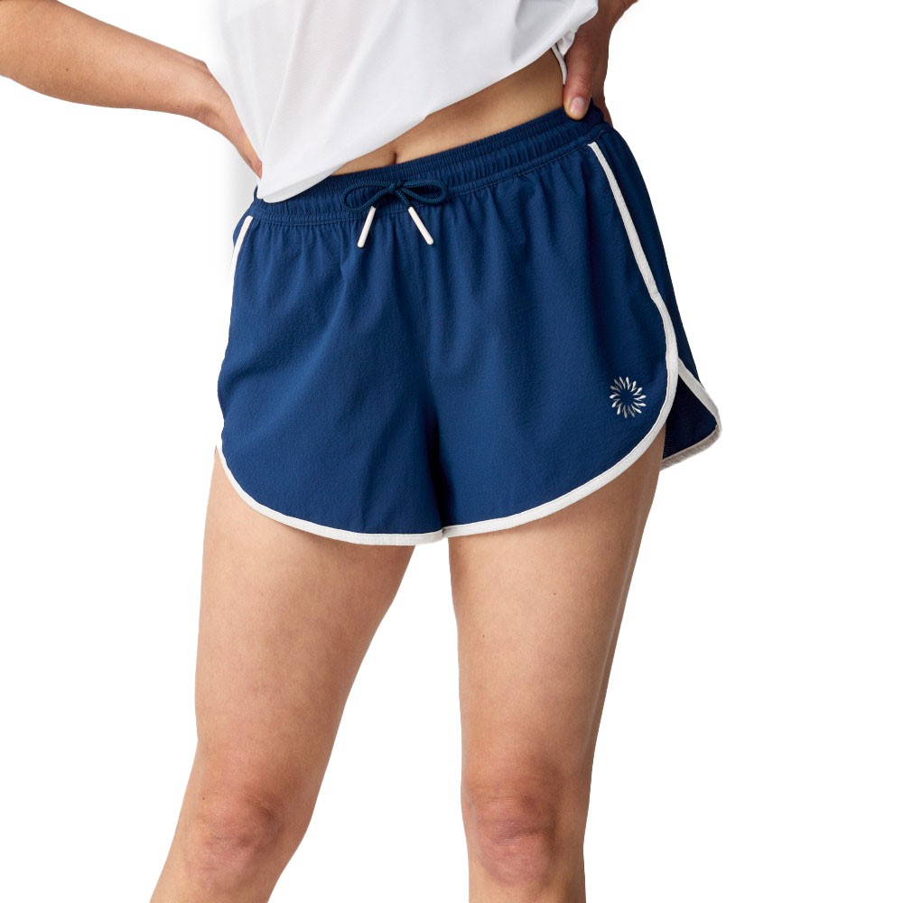 Brooks Pantaloncini Running Movement 3 Dolphin Abyss Blu Donna