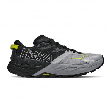 Hoka Speedgoat 7 Nero Stellar Grigio - Scarpe Trail Running Uomo