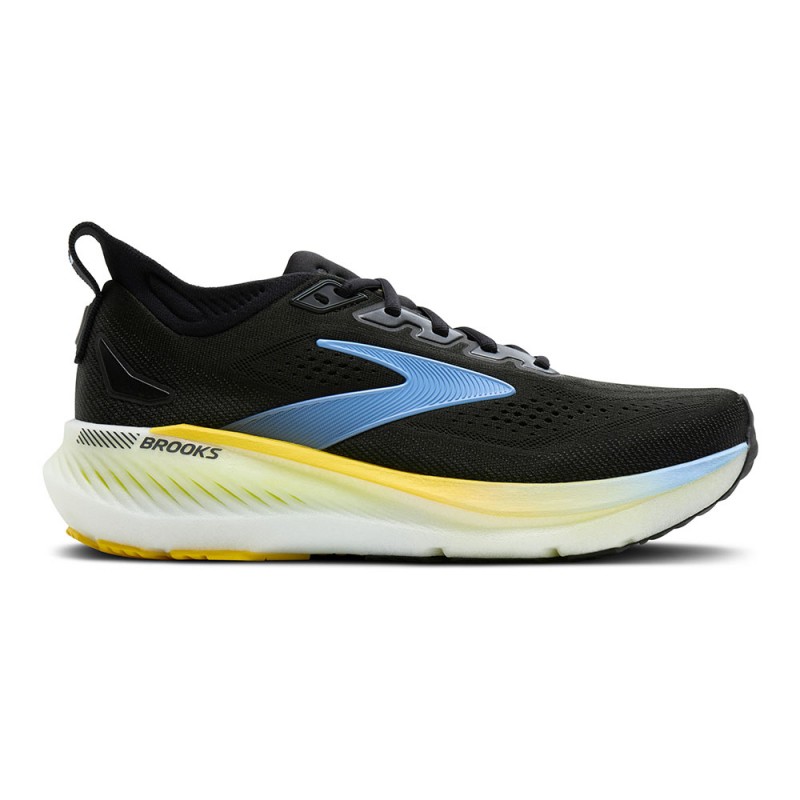 Brooks Glycerin Gts 23 Nero Cyber Giallo - Scarpe Running Uomo
