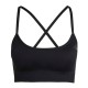 ADIDAS Reggiseno Sportivo Light Support Scrunch Nero Donna