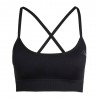 ADIDAS Reggiseno Sportivo Light Support Scrunch Nero Donna