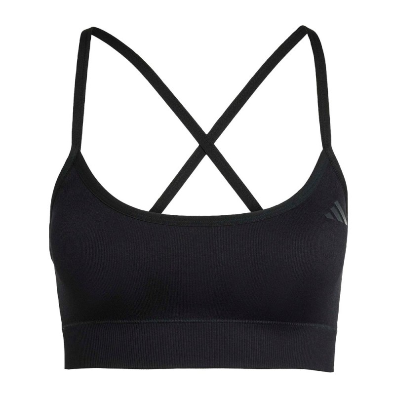 ADIDAS Reggiseno Sportivo Light Support Scrunch Nero Donna