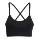 ADIDAS Reggiseno Sportivo Light Support Scrunch Nero Donna