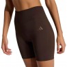 ADIDAS Shorts Sportivi Scrunch Marrone Donna