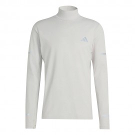 ADIDAS Maglia Running Turtle Neck Adi365 Climawarm Bianco Uomo