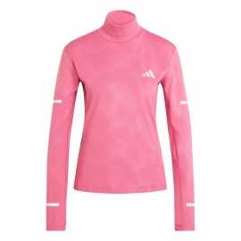 ADIDAS Maglia Running Turtle Neck Adi365 Climawarm Rosa Donna