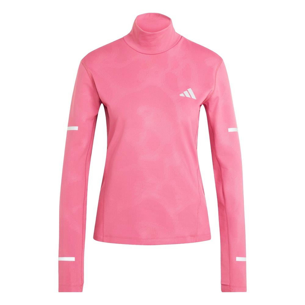 ADIDAS Maglia Running Turtle Neck Adi365 Climawarm Rosa Donna