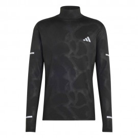 ADIDAS Maglia Running Turtle Neck Adi365 Climawarm Nero Uomo