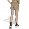 ADIDAS Pantaloncini Runnings Adi365 Iconic 2In1 Brown Donna