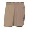 ADIDAS Pantaloncini Running Adi365 Iconic 2In1 Brown Uomo
