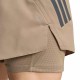 ADIDAS Pantaloncini Running Adi365 Iconic 2In1 Brown Uomo