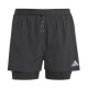 ADIDAS Pantaloncini Runnings Adi365 2In1 Nero Donna