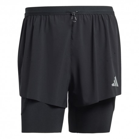 ADIDAS Pantaloncini Runnings Adi365 2In1 Nero Uomo
