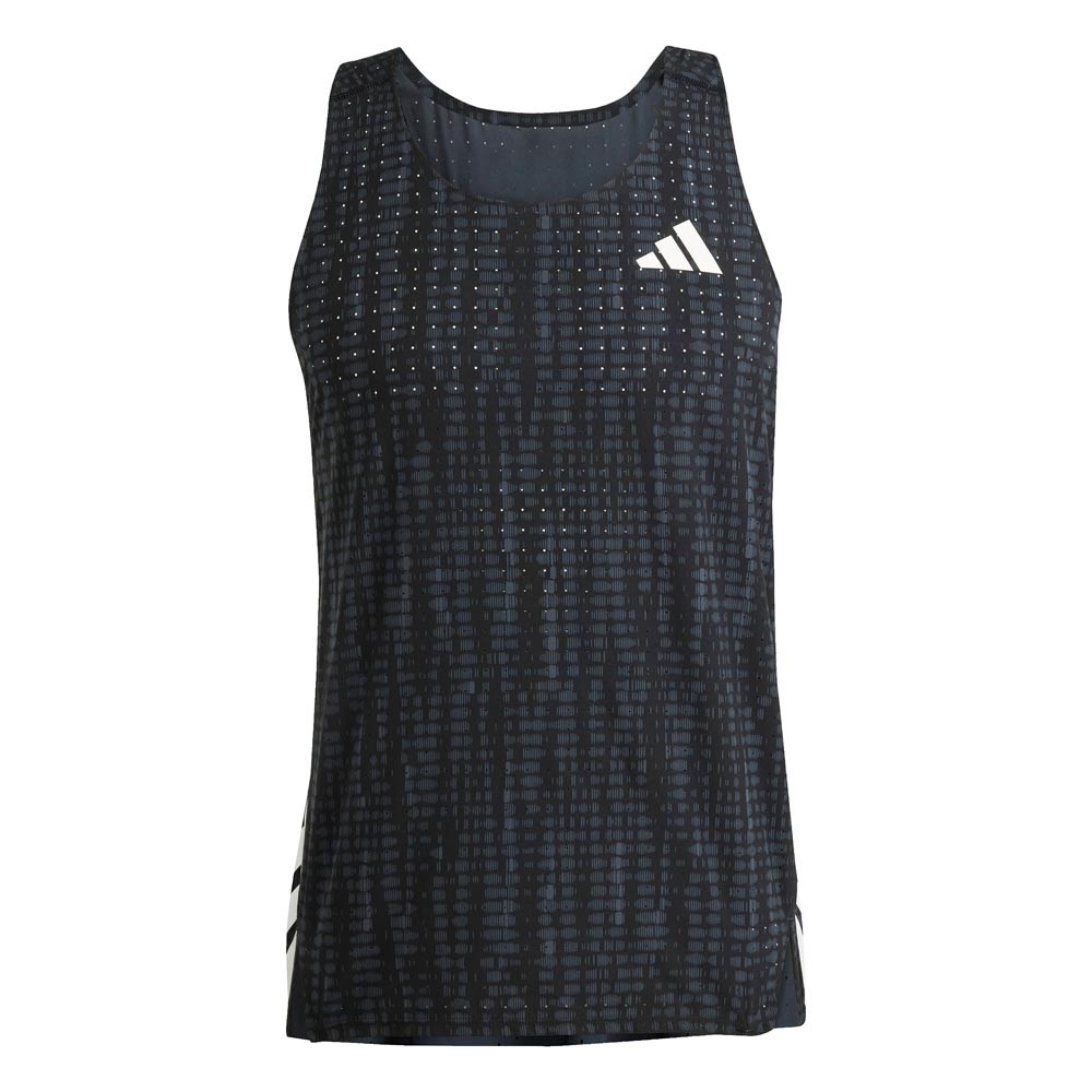 ADIDAS Canotta Running Adizero Carbon Nero Uomo
