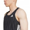 ADIDAS Canotta Running Adizero Carbon Nero Uomo