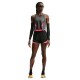 Nike Crop Canotta Running Aeroswift Grigio Volt Bianco Donna