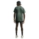 Nike T-shirt Running Af Stride Nero Verde Spark Argento Uomo