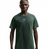 Nike T-shirt Running Af Stride Nero Verde Spark Argento Uomo