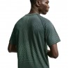 Nike T-shirt Running Af Stride Nero Verde Spark Argento Uomo