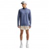 Nike T-Maglia Running Stride Felpa Running Diffused Blu Uomo
