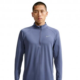 Nike T-Maglia Running Stride Felpa Running Diffused Blu Uomo