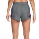 Nike Pantaloncini Running Aeroswift Gx 3" Grigio Rosa Donna