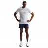 Nike Pantaloncini Running Miler 5" Df Blu Navy Argento Uomo