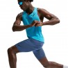 Nike Pantaloncini Running Tight Areoswift Aop Blu Nero Uomo