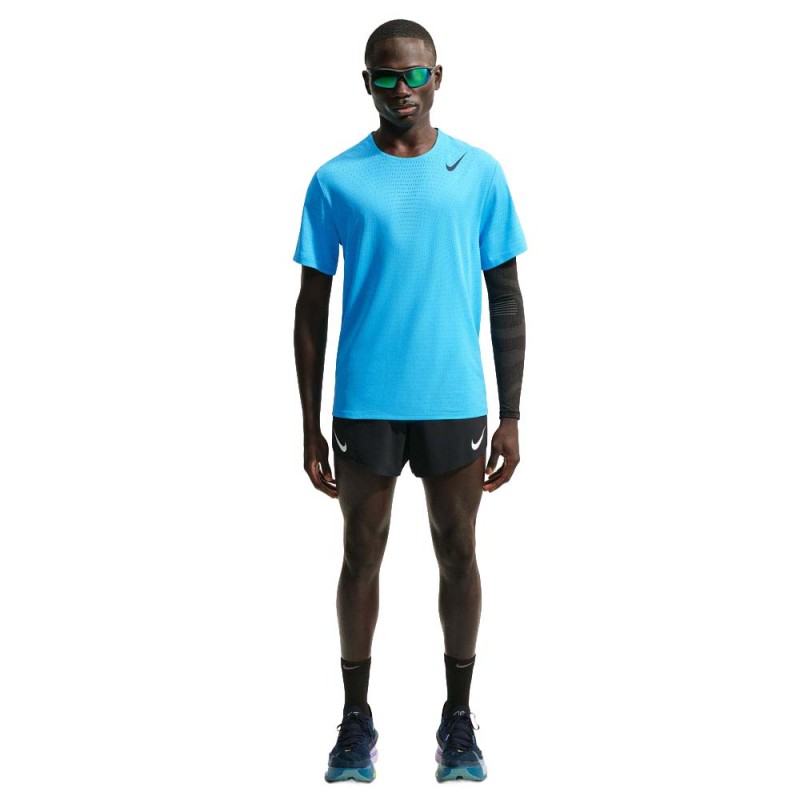 Nike Maglia Running Aeroswift Adv Lt Current Blue Nero Uomo