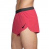 Nike Pantaloncini Running Aeroswift Adv 3" Rosso Nero Uomo