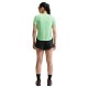 Nike T-shirt RunningTempo Run Illusion Verde Argento Donna