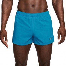Nike Pantaloncini Running Df Fast 3" Lt Azzurro Nero Uomo