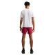 Nike Pantaloncini Running Stride 5" Bf Rosso Argento Uomo