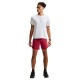 Nike Pantaloncini Running Stride 5" Bf Rosso Argento Uomo