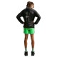 Nike Pantaloncini Running Stride 5" Bf Verde Argento Uomo