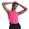 Nike Crop Canotta Running Aeroswift Hyper Rosa Nero Donna