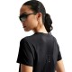 Nike T-shirt Running Df Swift Standard Nero Argento Donna