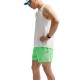 Nike Pantaloncini Running Miler 5" Df Verde Argento Uomo