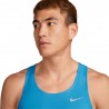 Nike Canotta Running Df Fast Lt Current Blu Argento Uomo