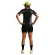 Nike Pantaloncini Running Tight Tempo Nero Argento Donna