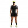 Nike Pantaloncini Running Tight Tempo Nero Argento Donna