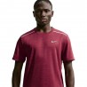 Nike T-shirt Running Miler Tough Rosso Mystic Dates Uomo