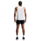 Nike Pantaloncini Running Af Stride 5" Nero Argento Uomo